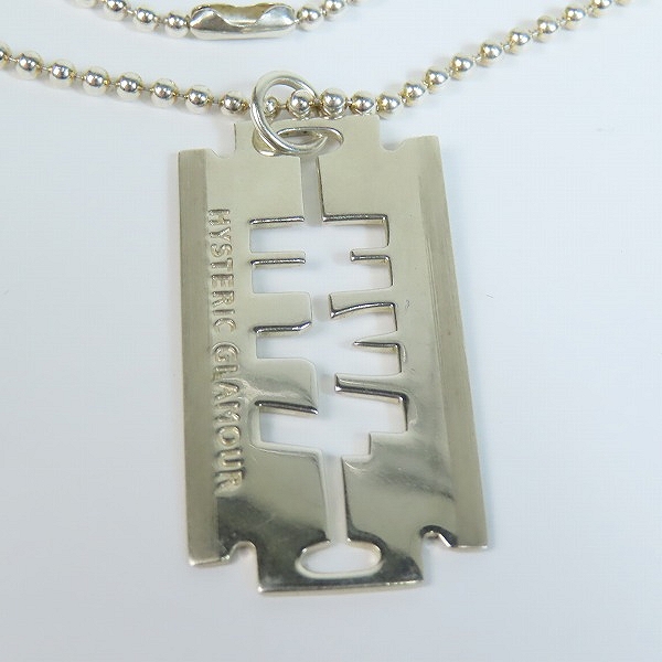 実際に弊社で買取させて頂いたHYSTERIC GLAMOUR/ヒステリックグラマー SV925 シルバーネックレス の画像 1枚目