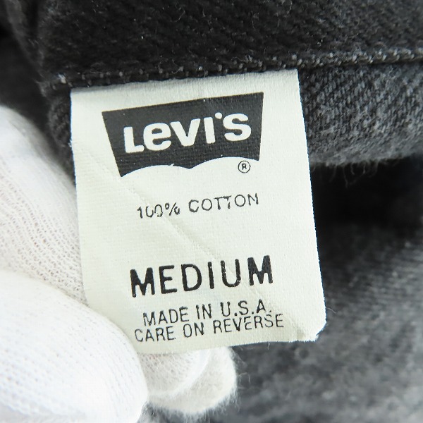 実際に弊社で買取させて頂いたLEVI'S×ROLLING STONES/リーバイス×ローリングストーンズ 90s USA製 リップ＆タン デニムジャケット 70507-4159 /Mの画像 4枚目