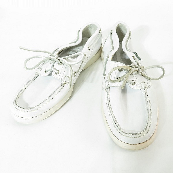 実際に弊社で買取させて頂いたParaboot/パラブーツ BARTH/バース レザー デッキ シューズ 0404/6