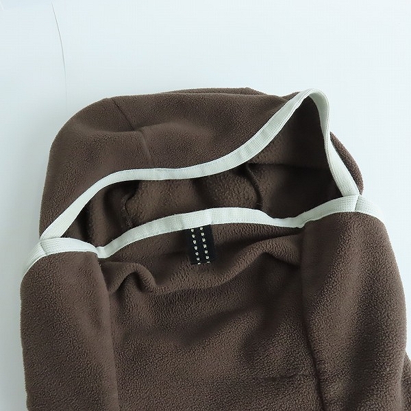 実際に弊社で買取させて頂いたCCP/シーシーピー 初代フリースフルフェイスパーカー ブラウン LT-AA16/Mの画像 5枚目