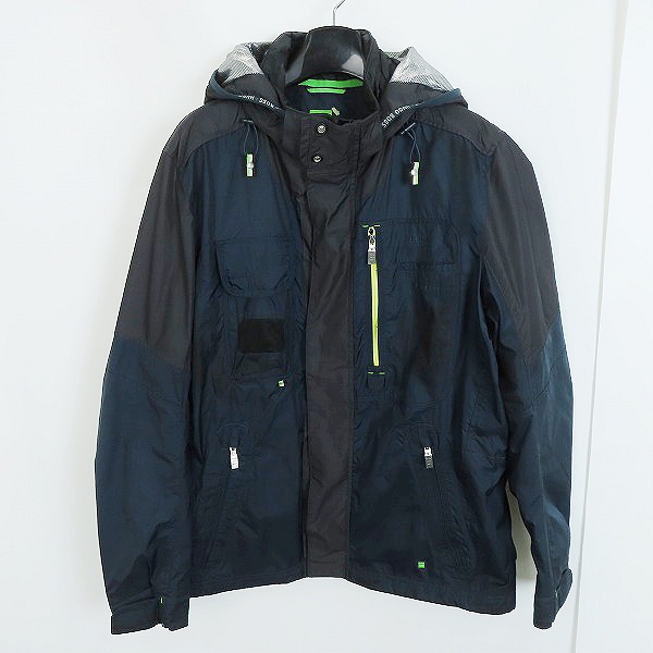 実際に弊社で買取させて頂いたHUGO BOSS/ヒューゴ・ボス フードジャケット/ダークネイビー/XL