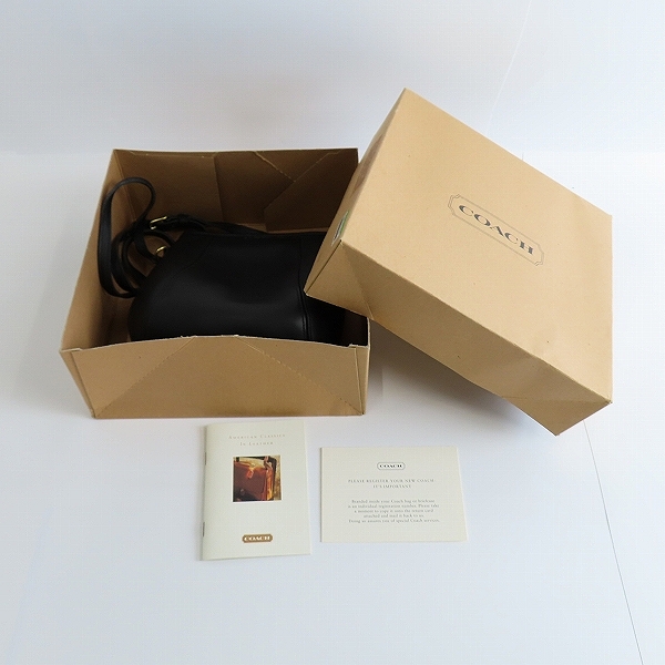 実際に弊社で買取させて頂いたCOACH/コーチ レザー ショルダーバッグ 9990の画像 8枚目