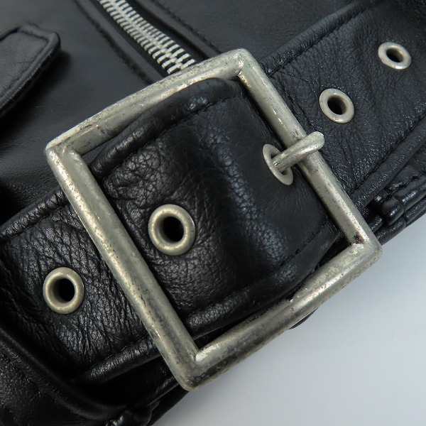 実際に弊社で買取させて頂いたSchott/ショット ONE STAR/ワンスター WOMENS ライダース レザー ジャケット 7197/XSの画像 7枚目