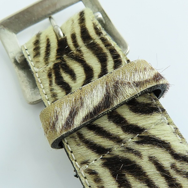 実際に弊社で買取させて頂いたNEIGHBORHOOD/ネイバーフッド ハラコ レザーベルトの画像 6枚目