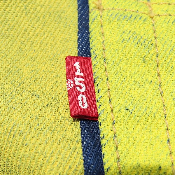 実際に弊社で買取させて頂いた【未使用】LEVI'S/リーバイス 501 LIMITED EDITION 150周年 バナー プリント モデル  ジーンズ/32の画像 3枚目