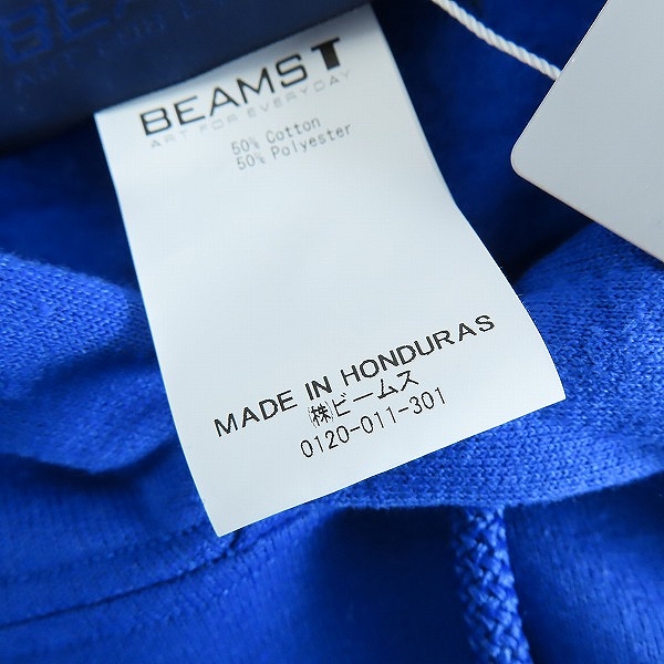 実際に弊社で買取させて頂いた【未使用】BEAMS T/ビームス ティー プルオーバーパーカー 75-13-0416-049-75-22/XLの画像 3枚目