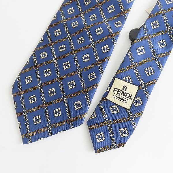 実際に弊社で買取させて頂いたFENDI/フェンディ シルクネクタイの画像 1枚目