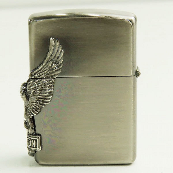 実際に弊社で買取させて頂いたZIPPO/ジッポー HARLEY DAVIDSON/ハーレーダビッドソン サイドメタル/1994年製の画像 2枚目