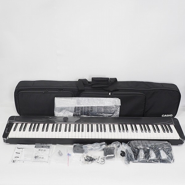 実際に弊社で買取させて頂いた★【未使用】CASIO/カシオ Privia PX-S3100BK/ブラック 電子ピアノ 2021年製 SP-34ペダルユニット・ソフトケース付