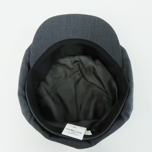 実際に弊社で買取させて頂いたTHE CRIMIE/クライミー キャスケット グレーの画像 5枚目