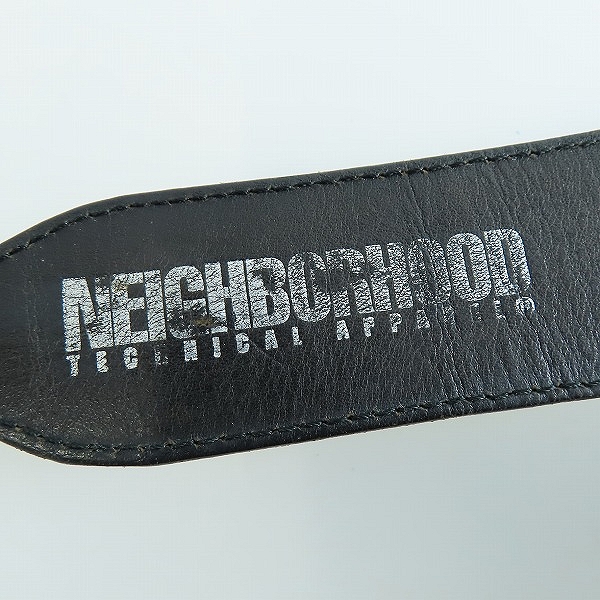 実際に弊社で買取させて頂いたNEIGHBORHOOD/ネイバーフッド ハラコ レザーベルトの画像 4枚目