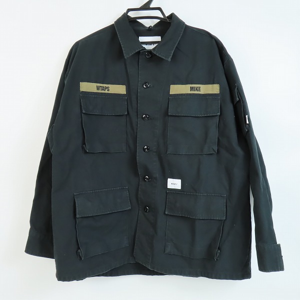 実際に弊社で買取させて頂いたWTAPS/ダブルタップス 19AW JUNGLE LS ジャングルシャツ 192WVDT-SHM03 02