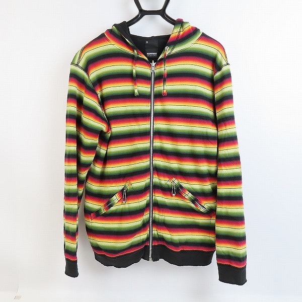 実際に弊社で買取させて頂いたNEIGHBORHOOD/ネイバーフッド  ボーダー ジップアップ パーカー/3