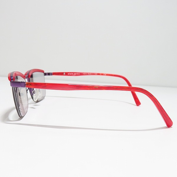 実際に弊社で買取させて頂いたalain mikli/アランミクリ ハーフリム アイウェア/メガネフレーム A02022-E639の画像 2枚目