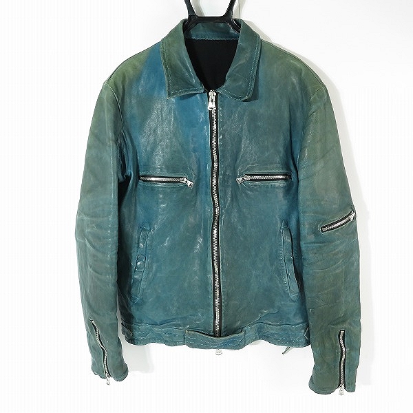 実際に弊社で買取させて頂いたYohji Yamamoto  pour homme/ヨウジヤマモト プールオム×BACKLASH/バックラッシュ シングルライダース HH-Y98-715/2