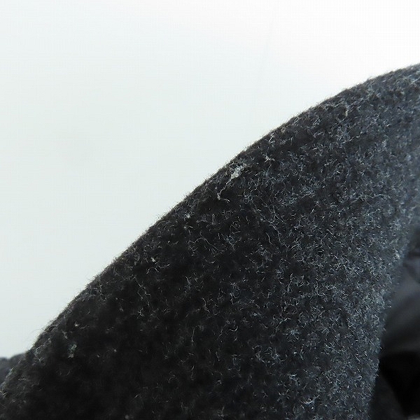 実際に弊社で買取させて頂いたSHIPS/シップス スーパー140'S EX FINE WOOL メルトン スタンドカラー コート 114-45-0101/Sの画像 5枚目