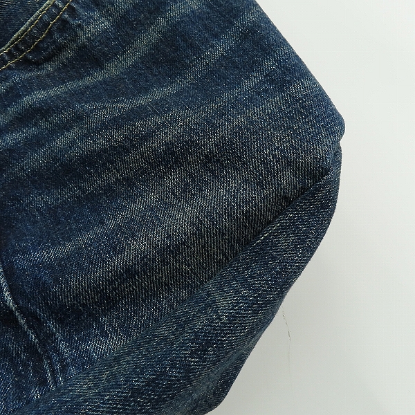 実際に弊社で買取させて頂いたSUGAR CANE/シュガーケーン 14.25オンスデニム 1947モデル ハードウォッシュ 2WAY ショルダー トートバッグの画像 6枚目