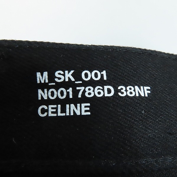 実際に弊社で買取させて頂いた【JPタグ】CELINE/セリーヌ スキニーパンツ/デニムパンツ N001786D 38NF/28の画像 4枚目
