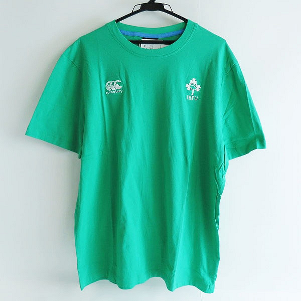 実際に弊社で買取させて頂いた【未使用】canterbury/カンタベリー ラグビー アイルランド チーム Tシャツ RG33827/XL