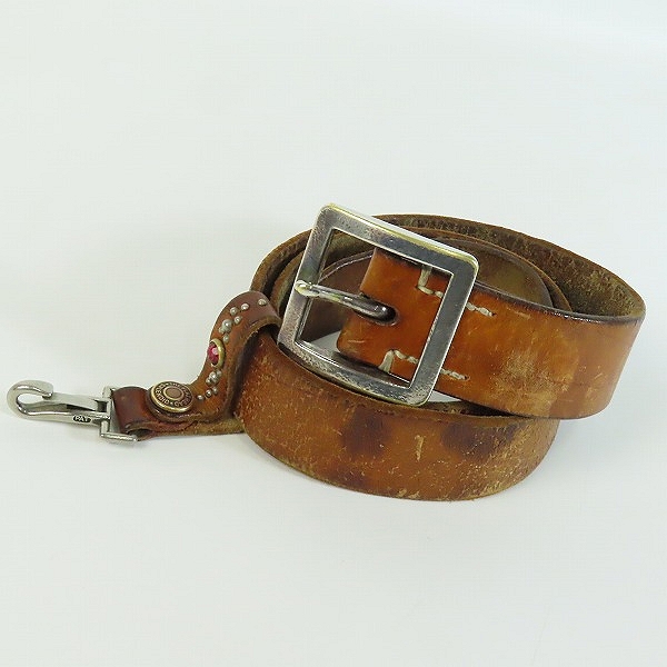 実際に弊社で買取させて頂いたTHE FLAT HEAD/フラットヘッド スタッズレザーベルト