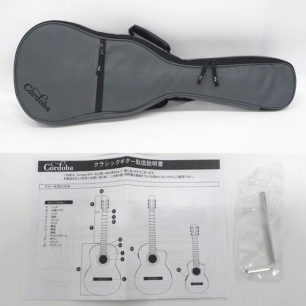 実際に弊社で買取させて頂いた★Cordoba/コルドバ  Mini M ミニクラシックギター ギグケース付の画像 9枚目