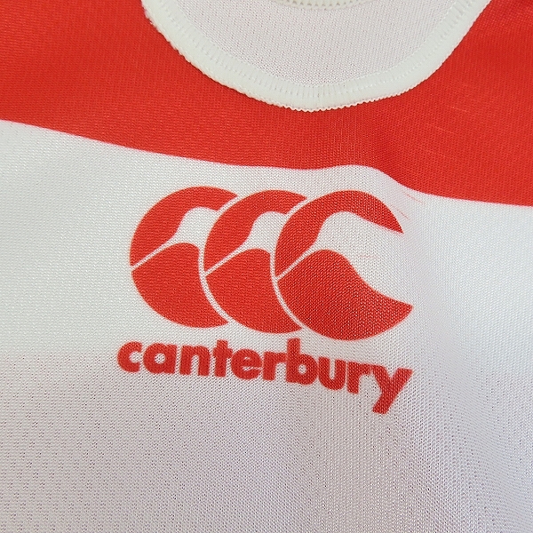実際に弊社で買取させて頂いたCANTERBURY/カンタベリー 2015年 ラグビーワールドカップ 日本代表 ファーストジャージ RG35560/3Lの画像 5枚目