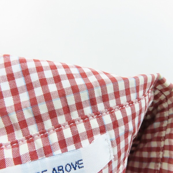 実際に弊社で買取させて頂いたWTAPS/ダブルタップス ROKUDENASHI ギンガムチェック 刺繍シャツ 102GWDT-SHM04/Mの画像 6枚目