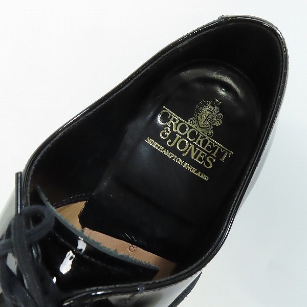 実際に弊社で買取させて頂いたCROCKETT＆JONES/クロケット＆ジョーンズ プレーントゥ ドレスシューズ CHEAM 5599 /8Eの画像 4枚目