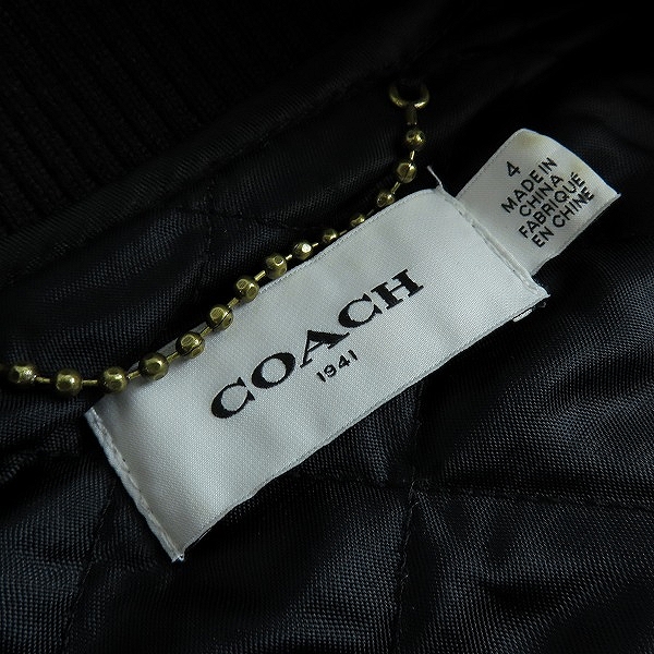 実際に弊社で買取させて頂いたCOACH/コーチ ウール スタジャン/4の画像 2枚目