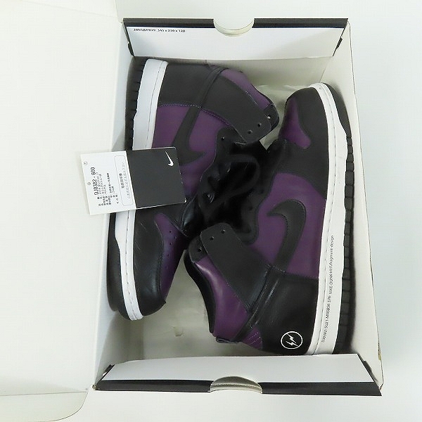 実際に弊社で買取させて頂いたNIKE×FRAGMENT DESIGN/ナイキ×フラグメントデザイン DUNK HI/F ダンク ハイ/F DJ0382-600/27.5の画像 8枚目