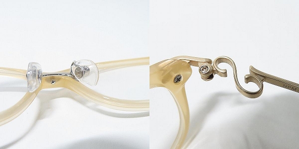 実際に弊社で買取させて頂いた999.9/フォーナインズ メガネフレーム アイウェア フルリム ネオプラスチック TITANIUM チタン NPM-36の画像 4枚目