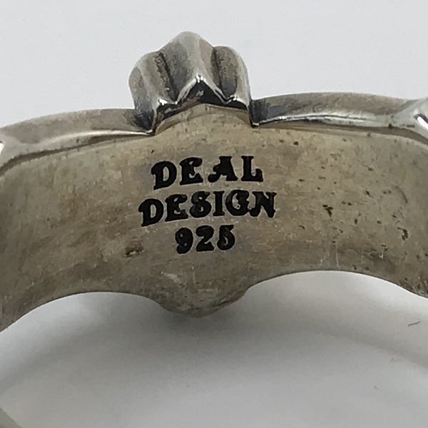 実際に弊社で買取させて頂いたDEAL DESIGN/ディールデザイン クロス バンド リング 14号の画像 6枚目