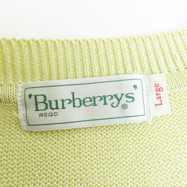 実際に弊社で買取させて頂いたBurberry's/バーバリーズ ニットベスト/Lの画像 2枚目