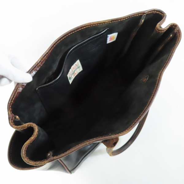 実際に弊社で買取させて頂いたmelple × JOURNAL STANDARD/メイプル × ジャーナルスタンダード レザー トートバッグの画像 3枚目