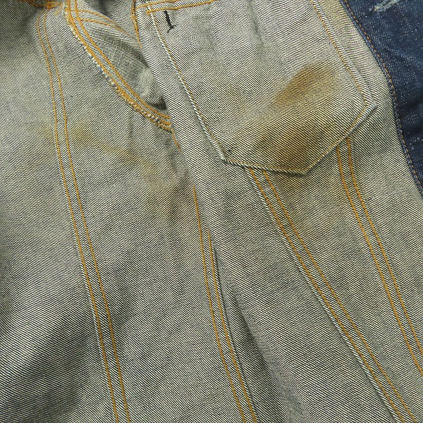 実際に弊社で買取させて頂いたLevi's/リーバイス ビッグE 刻印521 デニムジャケット/Gジャンの画像 9枚目