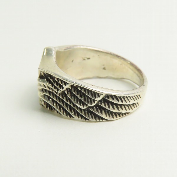 実際に弊社で買取させて頂いたHARLEY-DAVIDSON/ハーレーダビッドソン シルバー925 ロゴリング 18.5号の画像 2枚目