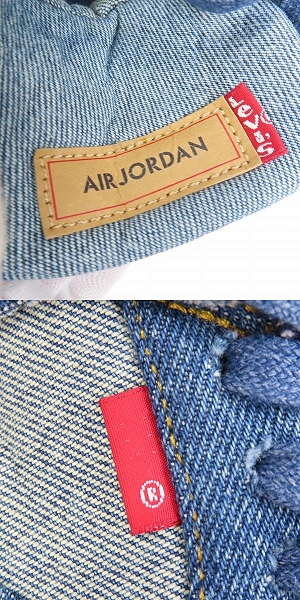 実際に弊社で買取させて頂いたNIKE×LEVIS/ナイキ×リーバイス AIR JORDAN 4 RETRO NRG/AO2571-401/28の画像 6枚目