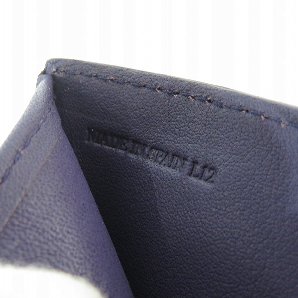 実際に弊社で買取させて頂いたLOEWE/ロエベ ミドル アナグラムロゴ ステッチデザイン 三つ折り財布の画像 7枚目