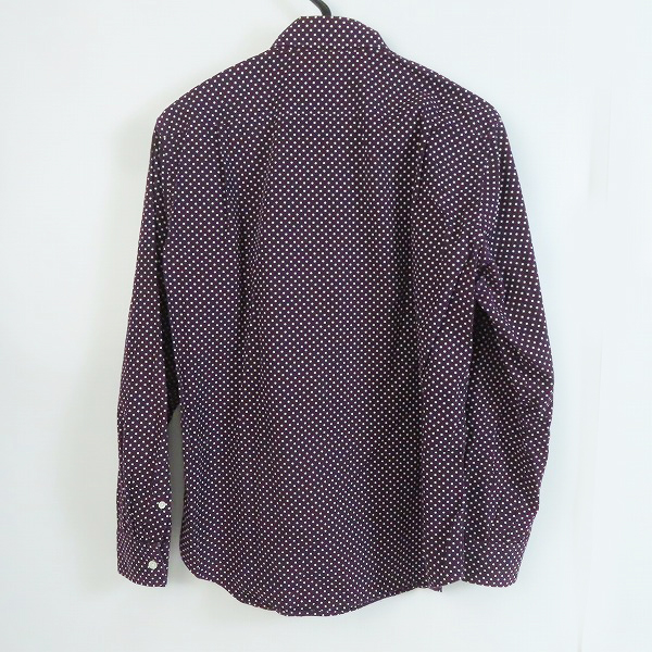 実際に弊社で買取させて頂いたFRED PERRY/フレッドペリー Polka Dot Print L/S Shirt JAPAN LIMITED/ポルカドットプリント 長袖シャツ F4359/Mの画像 1枚目