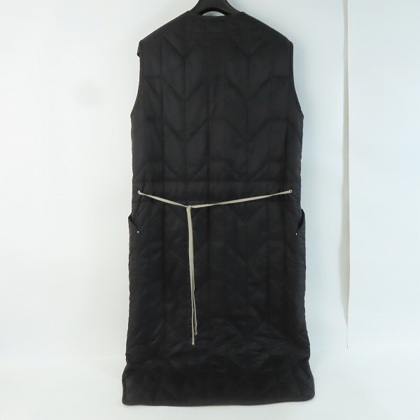 実際に弊社で買取させて頂いたRick Owens/リックオウエンス 20FW SL LINER QUILTED キルティングベスト ライナー RU20F3986-NZ/48の画像 1枚目
