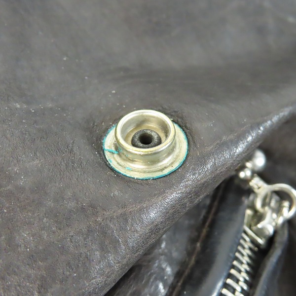 実際に弊社で買取させて頂いたBACKLASH/バックラッシュ カーフタンニン ダブルライダース/1057-03/L(3)の画像 5枚目