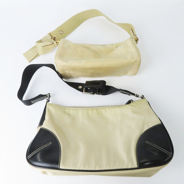 実際に弊社で買取させて頂いたPRADA/プラダ ナイロン ハンドバッグ/ショルダーバッグ 2点セット