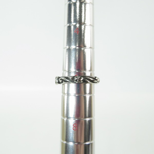 実際に弊社で買取させて頂いたBill Wall Leather/BWL/ビルウォールレザー R202 Thin クロスリング/6.5号の画像 8枚目