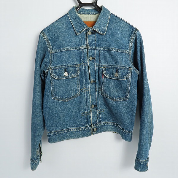 実際に弊社で買取させて頂いたLEVIS/リーバイス 71507XX/J02刻印/ビッグE デニムジャケット/Gジャン/38