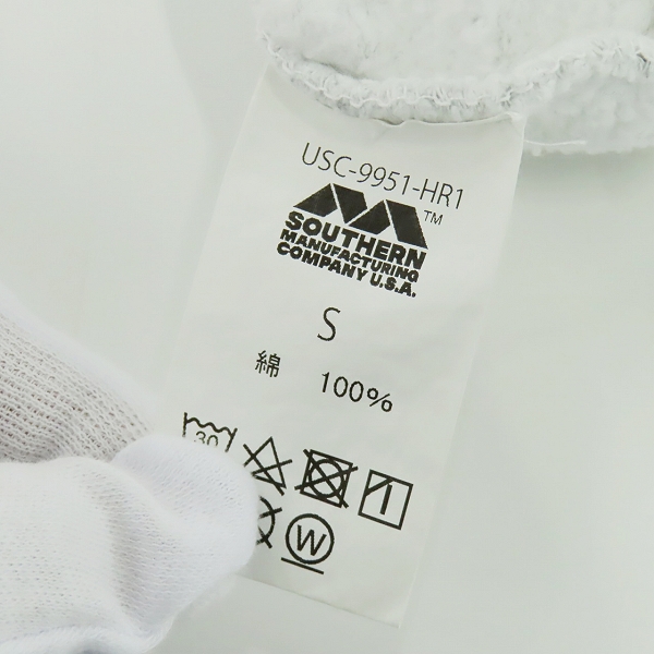 実際に弊社で買取させて頂いたBLUE BLUE/ブルーブルー プリント スウェット USC-9951-HR1 /Sの画像 3枚目