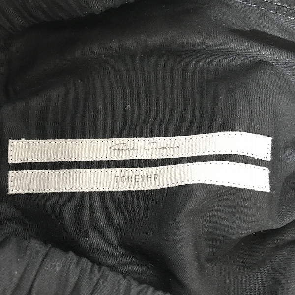 実際に弊社で買取させて頂いたRick Owens/リックオウエンス 17AW DRAWSTRING LONG/サルエルパンツ RF00M6380-TE/48の画像 2枚目