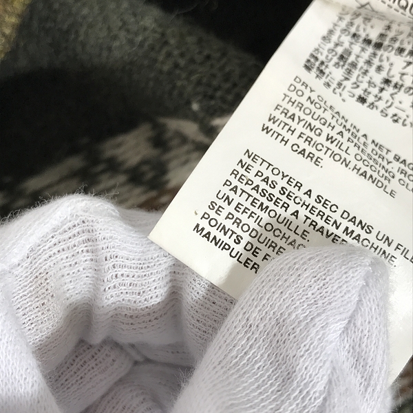 実際に弊社で買取させて頂いたWHITE MOUNTAINEERING/ホワイトマウンテニアリング カーディガンウール/総柄/WM1373617/0の画像 6枚目