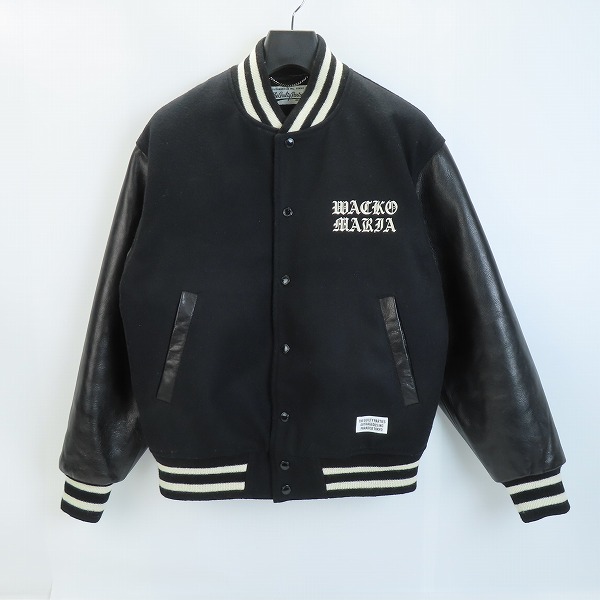 実際に弊社で買取させて頂いたWACKO MARIA/ワコマリア LEATHER VARSITY JACKET スタジャン S