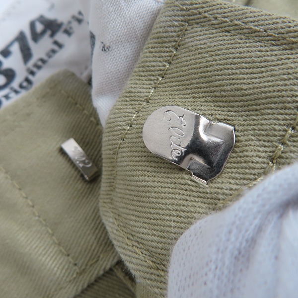 実際に弊社で買取させて頂いたDickies/ディッキーズ 874オリジナルフィット ワークパンツ/カーキ W29 L30の画像 7枚目