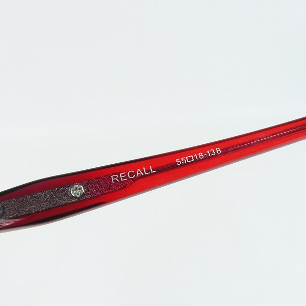 実際に弊社で買取させて頂いたless than human/レスザンヒューマン RECALL 眼鏡/メガネフレーム/アイウェアの画像 7枚目